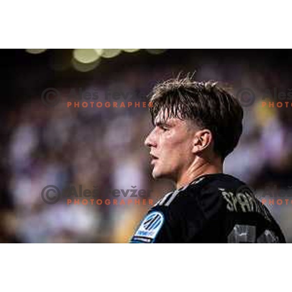 Mark Spanring in action during Prva liga Telemach 2025/26 football match between NK Maribor and NK Bravo Big Bang in Ljudski vrt, Maribor, Slovenia on August 16, 2025. Photo: Jure Banfi