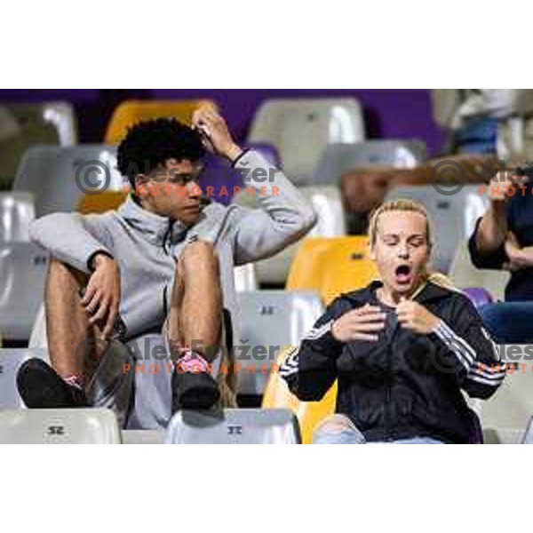 Fans of Maribor disappointed during Prva liga Telemach 2025/26 football match between NK Maribor and NK Bravo Big Bang in Ljudski vrt, Maribor, Slovenia on August 16, 2025. Photo: Jure Banfi