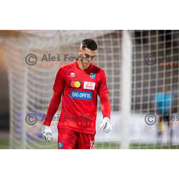 Uros Likar in action during Prva liga Telemach 2025/26 football match between NK Maribor and NK Bravo Big Bang in Ljudski vrt, Maribor, Slovenia on August 16, 2025. Photo: Jure Banfi
