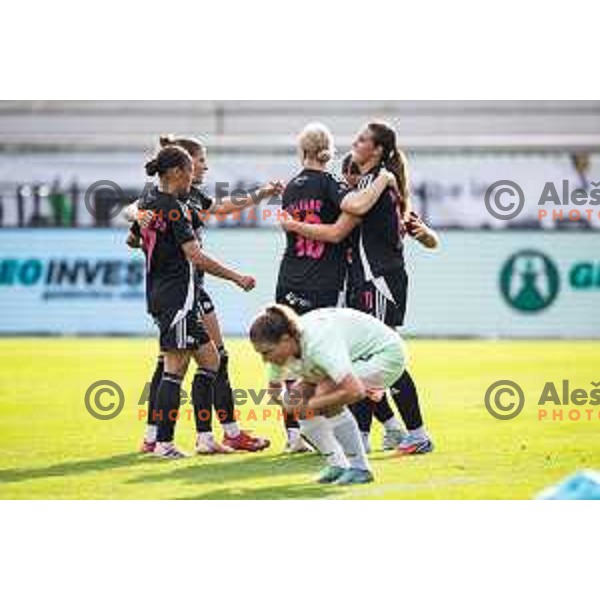 in action during Zenska nogometna liga Triglav 2025/26 women football match between ZNK Mura Nona and ZNK Olimpija in Fazanerija, Murska Sobota, Slovenia on August 17, 2025. Photo: Jure Banfi