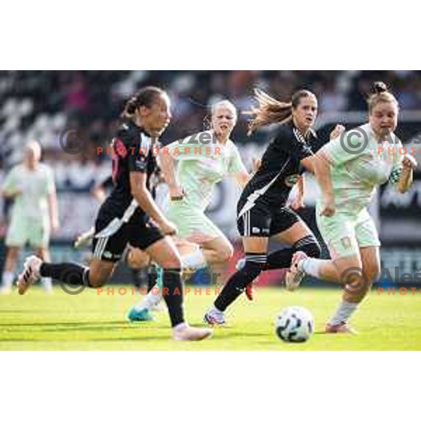 in action during Zenska nogometna liga Triglav 2025/26 women football match between ZNK Mura Nona and ZNK Olimpija in Fazanerija, Murska Sobota, Slovenia on August 17, 2025. Photo: Jure Banfi