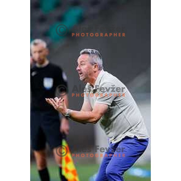 Slavisa Stojanovic, head coach of Koper during Prva liga Telemach 2025/2026 football match between Olimpija and Koper in SRC Stozice, Ljubljana, Slovenia on August 17, 2025