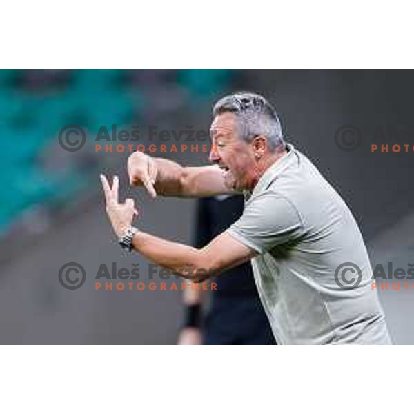Slavisa Stojanovic, head coach of Koper during Prva liga Telemach 2025/2026 football match between Olimpija and Koper in SRC Stozice, Ljubljana, Slovenia on August 17, 2025