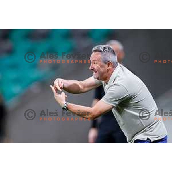 Slavisa Stojanovic, head coach of Koper during Prva liga Telemach 2025/2026 football match between Olimpija and Koper in SRC Stozice, Ljubljana, Slovenia on August 17, 2025