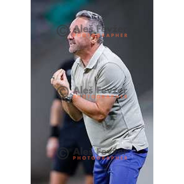 Slavisa Stojanovic, head coach of Koper during Prva liga Telemach 2025/2026 football match between Olimpija and Koper in SRC Stozice, Ljubljana, Slovenia on August 17, 2025