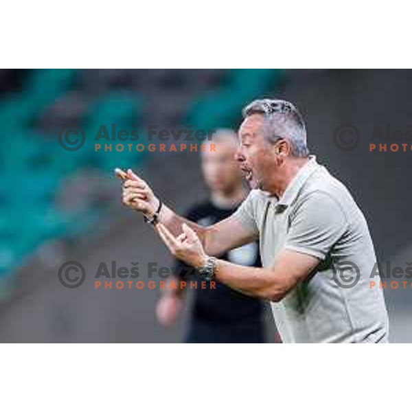 Slavisa Stojanovic, head coach of Koper during Prva liga Telemach 2025/2026 football match between Olimpija and Koper in SRC Stozice, Ljubljana, Slovenia on August 17, 2025