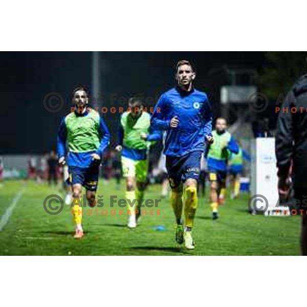 in action during Prva liga Telemach 2025/26 football match between NK Aluminij and NK Celje in Kidricevo, Slovenia on August 17, 2025. Photo: Jure Banfi