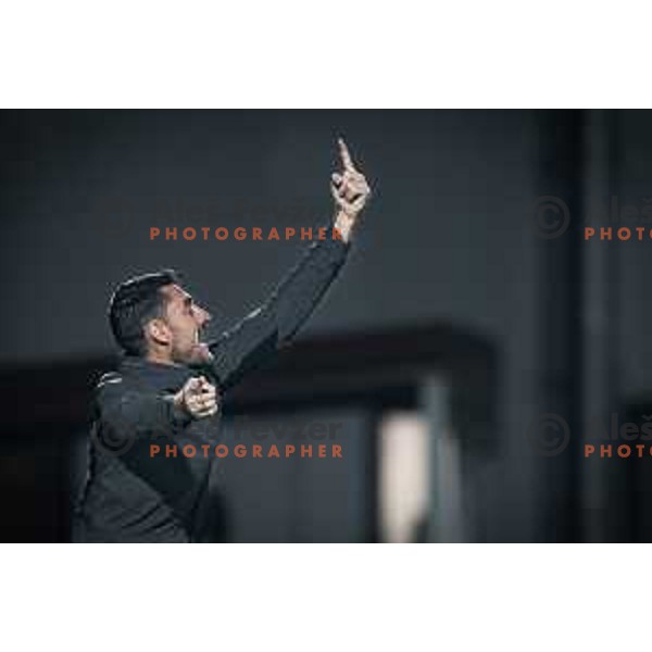 Albert Riera, head coach of NK Celje during Prva liga Telemach 2025/26 football match between NK Aluminij and NK Celje in Kidricevo, Slovenia on August 17, 2025. Photo: Jure Banfi