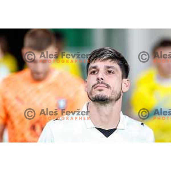 Agustin Doffo in action during Prva liga Telemach 2025/2026 football match between Olimpija and Koper in SRC Stozice, Ljubljana, Slovenia on August 17, 2025