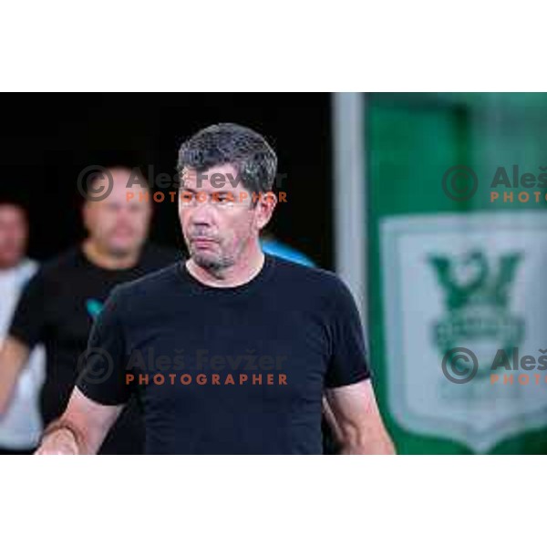 Erwin van de Looi, head coach of Olimpija during Prva liga Telemach 2025/2026 football match between Olimpija and Koper in SRC Stozice, Ljubljana, Slovenia on August 17, 2025