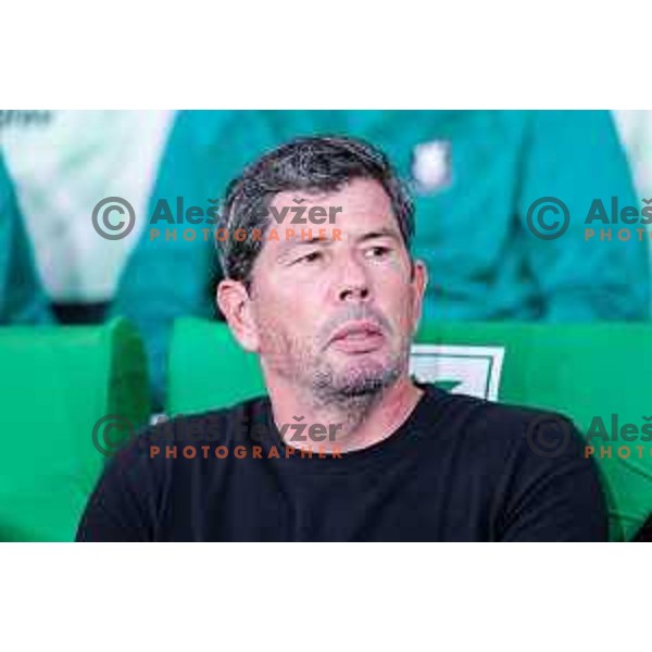 Erwin van de Looi, head coach of Olimpija during Prva liga Telemach 2025/2026 football match between Olimpija and Koper in SRC Stozice, Ljubljana, Slovenia on August 17, 2025