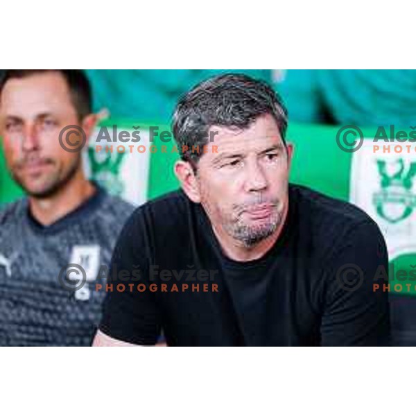 Erwin van de Looi, head coach of Olimpija during Prva liga Telemach 2025/2026 football match between Olimpija and Koper in SRC Stozice, Ljubljana, Slovenia on August 17, 2025