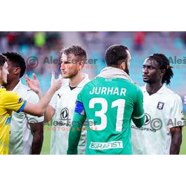 during Prva liga Telemach 2025/2026 football match between Olimpija and Koper in SRC Stozice, Ljubljana, Slovenia on August 17, 2025
