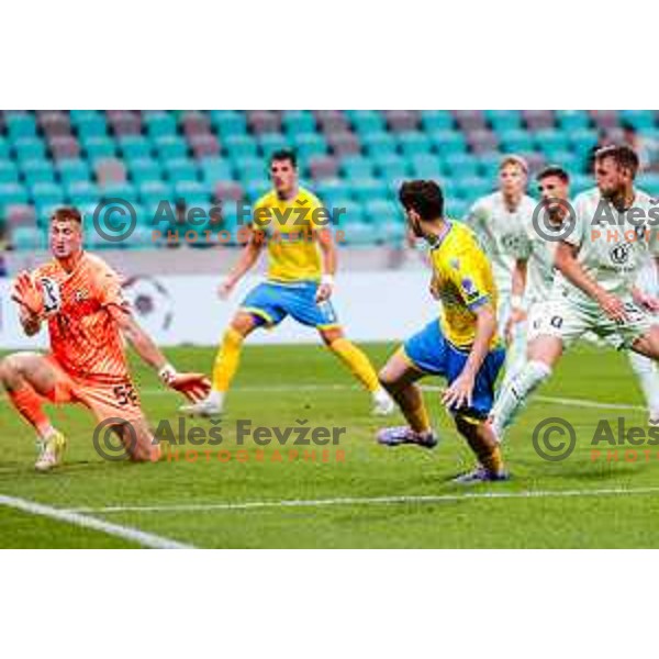 during Prva liga Telemach 2025/2026 football match between Olimpija and Koper in SRC Stozice, Ljubljana, Slovenia on August 17, 2025