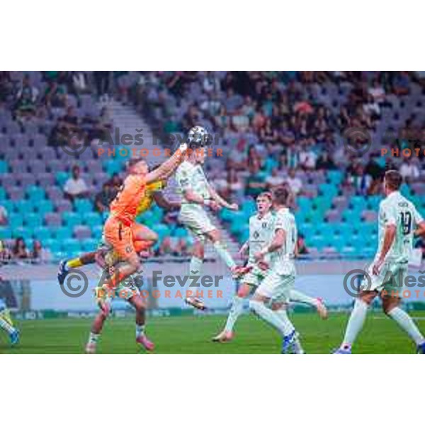 during Prva liga Telemach 2025/2026 football match between Olimpija and Koper in SRC Stozice, Ljubljana, Slovenia on August 17, 2025