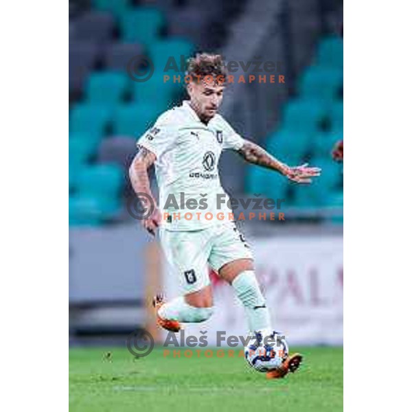 during Prva liga Telemach 2025/2026 football match between Olimpija and Koper in SRC Stozice, Ljubljana, Slovenia on August 17, 2025