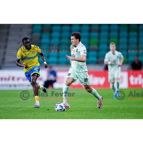 during Prva liga Telemach 2025/2026 football match between Olimpija and Koper in SRC Stozice, Ljubljana, Slovenia on August 17, 2025