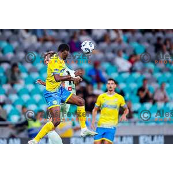 Ahmed Sidibe of Koper in action during Prva liga Telemach 2025/2026 football match between Olimpija and Koper in SRC Stozice, Ljubljana, Slovenia on August 17, 2025