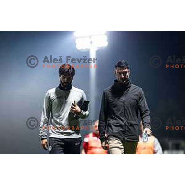 Albert Riera, head coach of NK Celje during Prva liga Telemach 2025/26 football match between NK Aluminij and NK Celje in Kidricevo, Slovenia on August 17, 2025. Photo: Jure Banfi