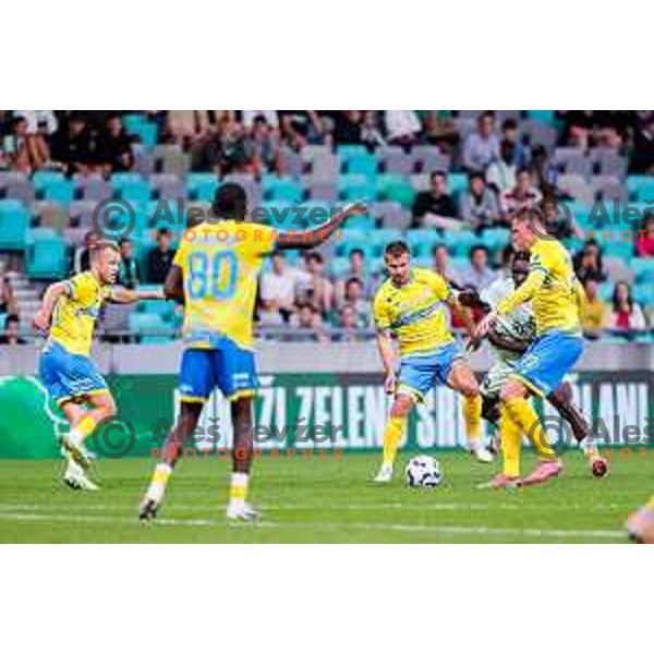 during Prva liga Telemach 2025/2026 football match between Olimpija and Koper in SRC Stozice, Ljubljana, Slovenia on August 17, 2025