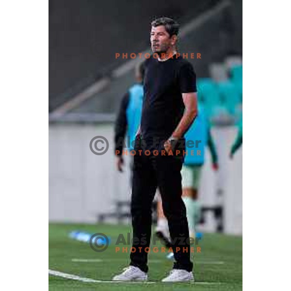 Erwin van de Looi, head coach of Olimpija during Prva liga Telemach 2025/2026 football match between Olimpija and Koper in SRC Stozice, Ljubljana, Slovenia on August 17, 2025