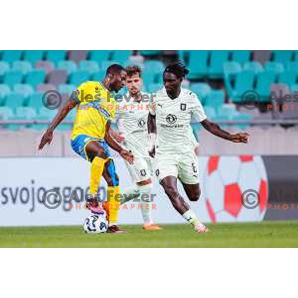 during Prva liga Telemach 2025/2026 football match between Olimpija and Koper in SRC Stozice, Ljubljana, Slovenia on August 17, 2025