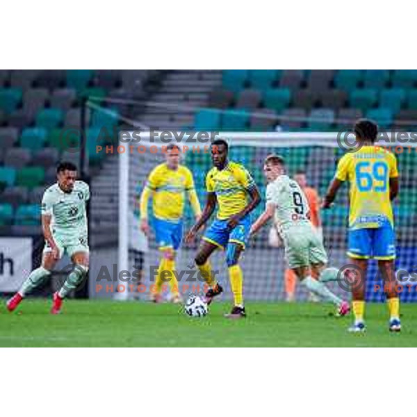 during Prva liga Telemach 2025/2026 football match between Olimpija and Koper in SRC Stozice, Ljubljana, Slovenia on August 17, 2025
