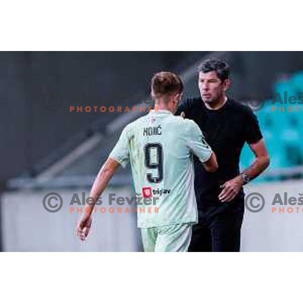 Erwin van de Looi, head coach of Olimpija during Prva liga Telemach 2025/2026 football match between Olimpija and Koper in SRC Stozice, Ljubljana, Slovenia on August 17, 2025