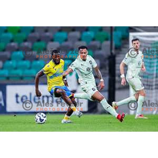 during Prva liga Telemach 2025/2026 football match between Olimpija and Koper in SRC Stozice, Ljubljana, Slovenia on August 17, 2025