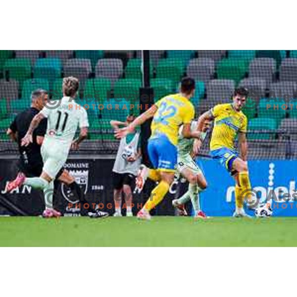 during Prva liga Telemach 2025/2026 football match between Olimpija and Koper in SRC Stozice, Ljubljana, Slovenia on August 17, 2025