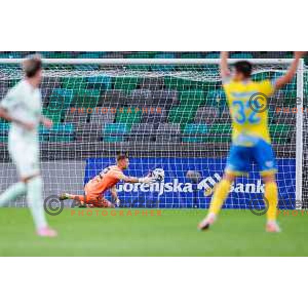 during Prva liga Telemach 2025/2026 football match between Olimpija and Koper in SRC Stozice, Ljubljana, Slovenia on August 17, 2025