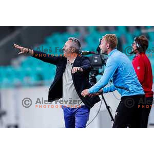 Slavisa Stojanovic, head coach of Koper during Prva liga Telemach 2025/2026 football match between Olimpija and Koper in SRC Stozice, Ljubljana, Slovenia on August 17, 2025