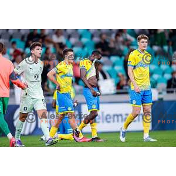 during Prva liga Telemach 2025/2026 football match between Olimpija and Koper in SRC Stozice, Ljubljana, Slovenia on August 17, 2025