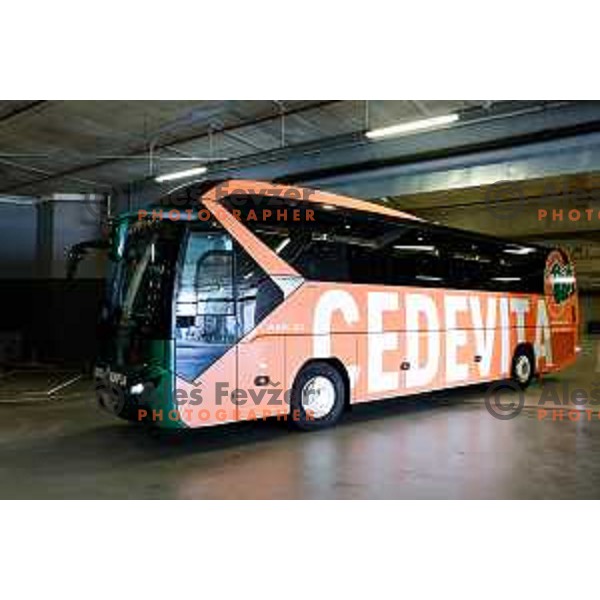 of Cedevita Olimpija during media meeting before departure to summer preparation camp in Kranjska gora at SRC Stozice, Ljubljana, Slovenia on August 18, 2025