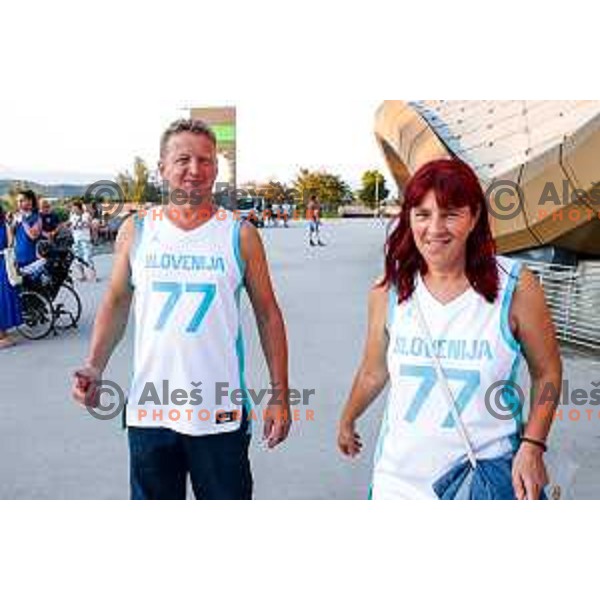 during EuroBasket 2025 preparation game between Slovenia and Great Britain in SRC Stozice, Ljubljana, Slovenia on August 19, 2025