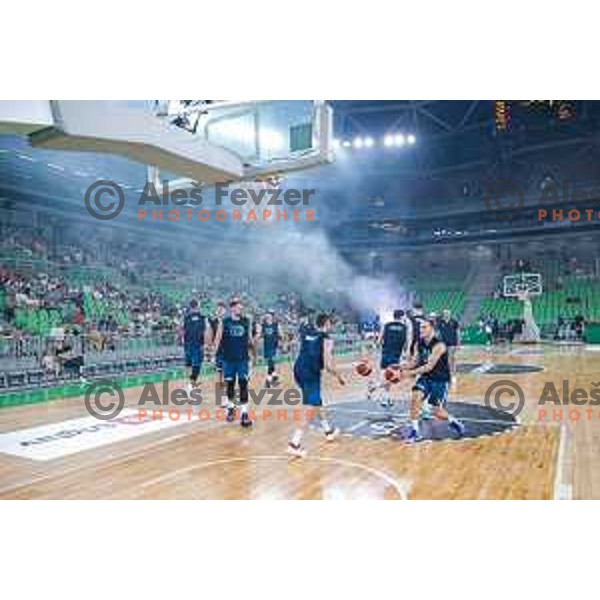 during EuroBasket 2025 preparation game between Slovenia and Great Britain in SRC Stozice, Ljubljana, Slovenia on August 19, 2025
