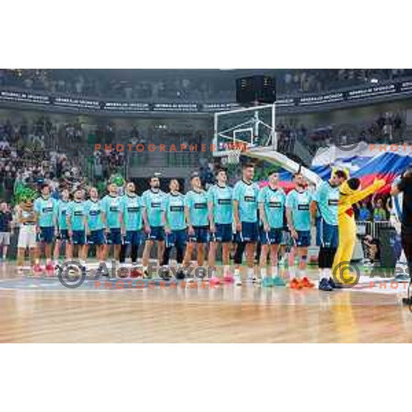 during EuroBasket 2025 preparation game between Slovenia and Great Britain in SRC Stozice, Ljubljana, Slovenia on August 19, 2025