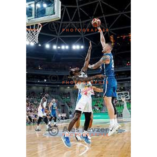 Alen Omic during EuroBasket 2025 preparation game between Slovenia and Great Britain in SRC Stozice, Ljubljana, Slovenia on August 19, 2025