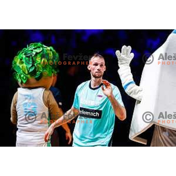 during EuroBasket 2025 preparation game between Slovenia and Great Britain in SRC Stozice, Ljubljana, Slovenia on August 19, 2025