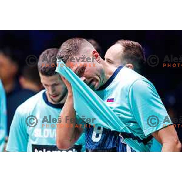 during EuroBasket 2025 preparation game between Slovenia and Great Britain in SRC Stozice, Ljubljana, Slovenia on August 19, 2025