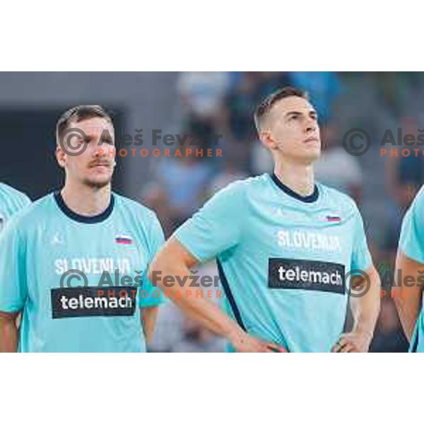 during EuroBasket 2025 preparation game between Slovenia and Great Britain in SRC Stozice, Ljubljana, Slovenia on August 19, 2025