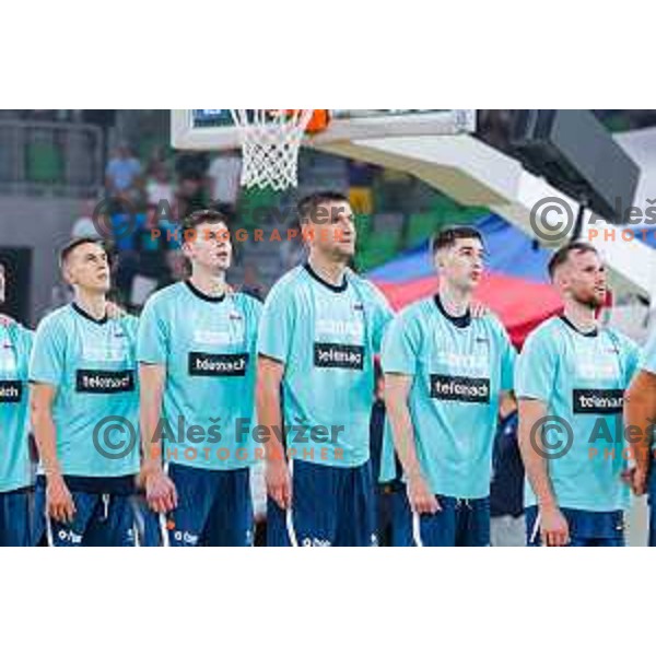 Alen Omic during EuroBasket 2025 preparation game between Slovenia and Great Britain in SRC Stozice, Ljubljana, Slovenia on August 19, 2025
