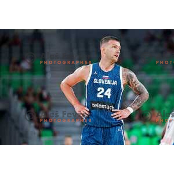 Alen Omic during EuroBasket 2025 preparation game between Slovenia and Great Britain in SRC Stozice, Ljubljana, Slovenia on August 19, 2025