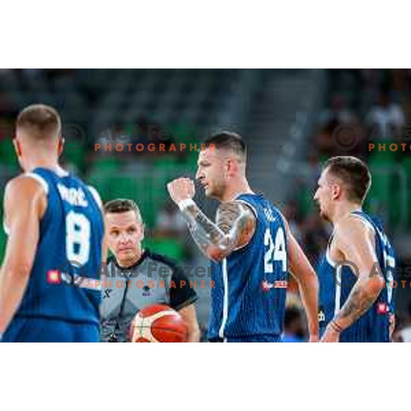 Alen Omic during EuroBasket 2025 preparation game between Slovenia and Great Britain in SRC Stozice, Ljubljana, Slovenia on August 19, 2025