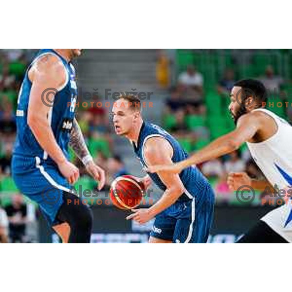 during EuroBasket 2025 preparation game between Slovenia and Great Britain in SRC Stozice, Ljubljana, Slovenia on August 19, 2025