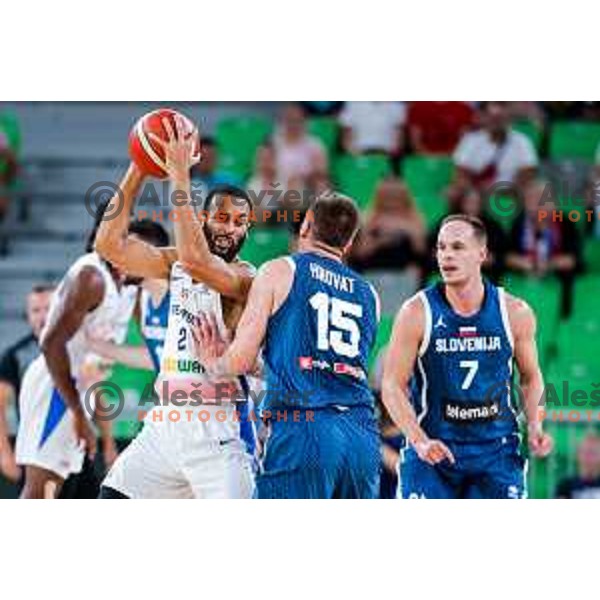 during EuroBasket 2025 preparation game between Slovenia and Great Britain in SRC Stozice, Ljubljana, Slovenia on August 19, 2025