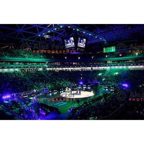 during EuroBasket 2025 preparation game between Slovenia and Great Britain in SRC Stozice, Ljubljana, Slovenia on August 19, 2025