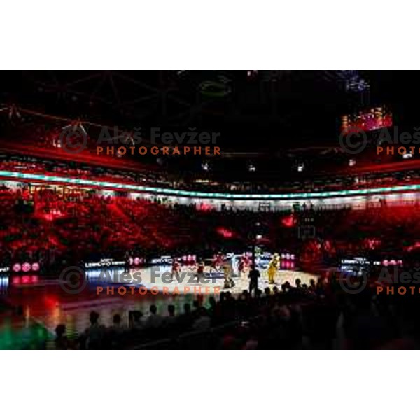 during EuroBasket 2025 preparation game between Slovenia and Great Britain in SRC Stozice, Ljubljana, Slovenia on August 19, 2025