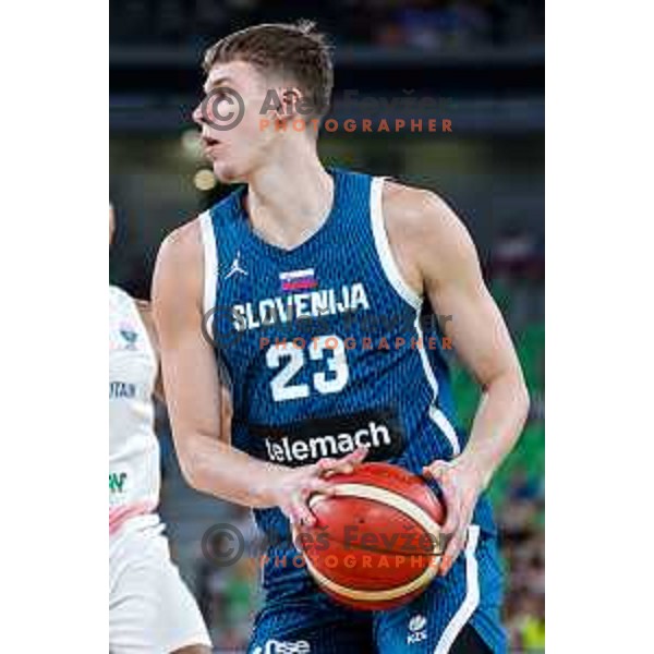 during EuroBasket 2025 preparation game between Slovenia and Great Britain in SRC Stozice, Ljubljana, Slovenia on August 19, 2025