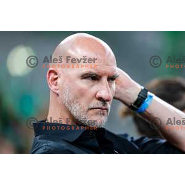 Marko Maravic during EuroBasket 2025 preparation game between Slovenia and Great Britain in SRC Stozice, Ljubljana, Slovenia on August 19, 2025